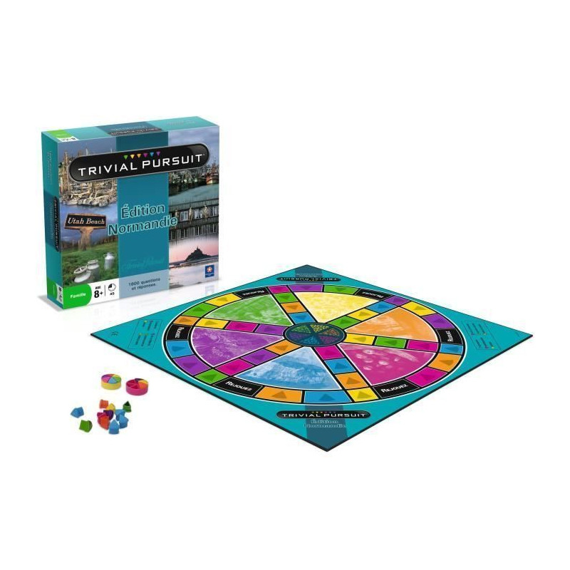 TRIVIAL PURSUIT - Normandie - Jeu de societe - Version francaise