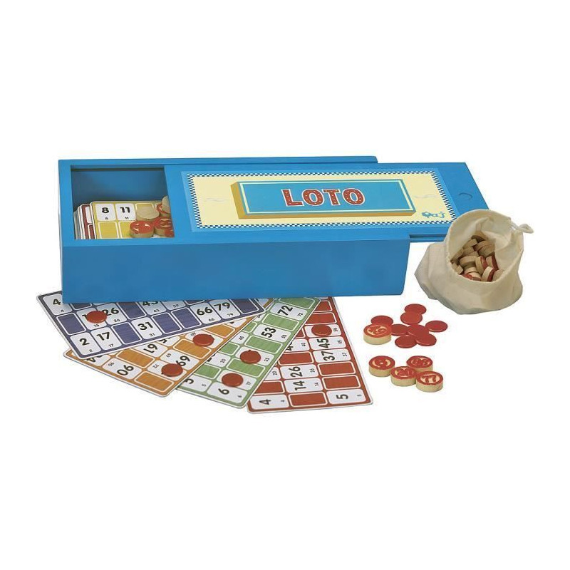 LARBRE A JOUER - 66330 - JEU DE LOTO - COFFRET EN BOIS