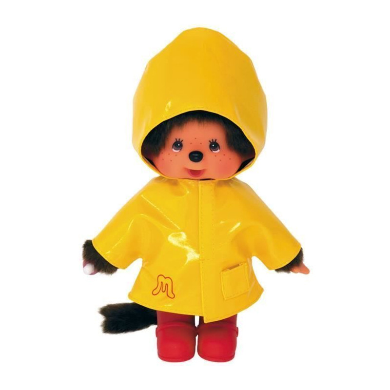 BANDAI Monchhichi - Cire Iconique 20 cm - Jaune