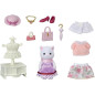 SYLVANIAN FAMILIES 5461 La Valisette De Mode Et Grande Soeur Chat Persan