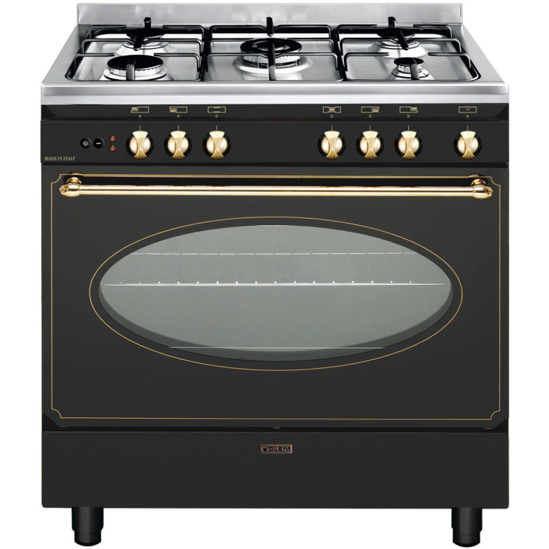 Cuisinières grande taille (piano) Électrique 98L GLEM 11300W 80cm, GU 850 CER