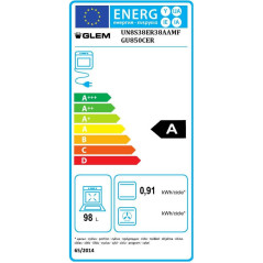 Glem Piano de cuisson dessus gaz GLEM GU 850 CER