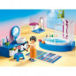 PLAYMOBIL 70211 - Dollhouse La Maison Traditionnelle - Salle de bain avec baignoire  - Nouveaute 2020