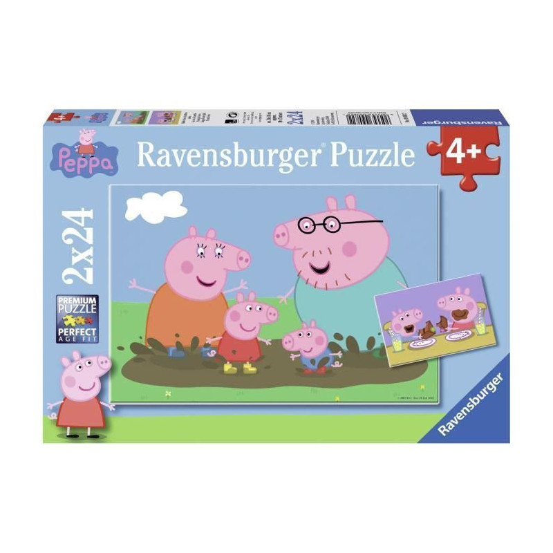 PEPPA PIG Puzzle Vie famille 2x24 pcs