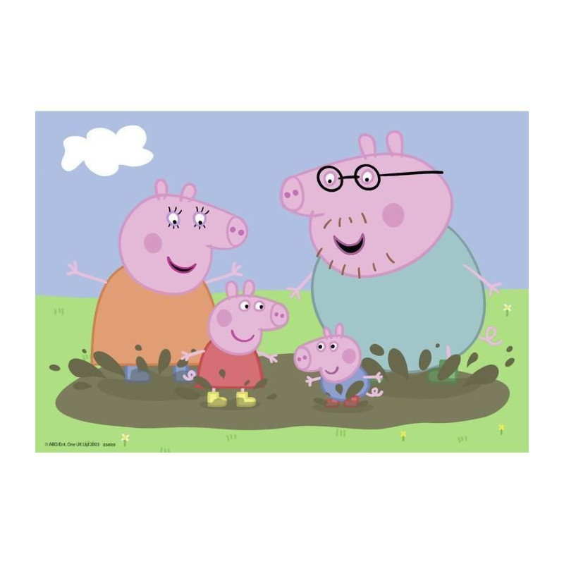 PEPPA PIG Puzzle Vie famille 2x24 pcs