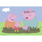 PEPPA PIG Puzzle Vie famille 2x24 pcs