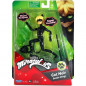 BANDAI Miraculous Ladybug - Mini-poupee 12 cm : Chat Noir et son equipement