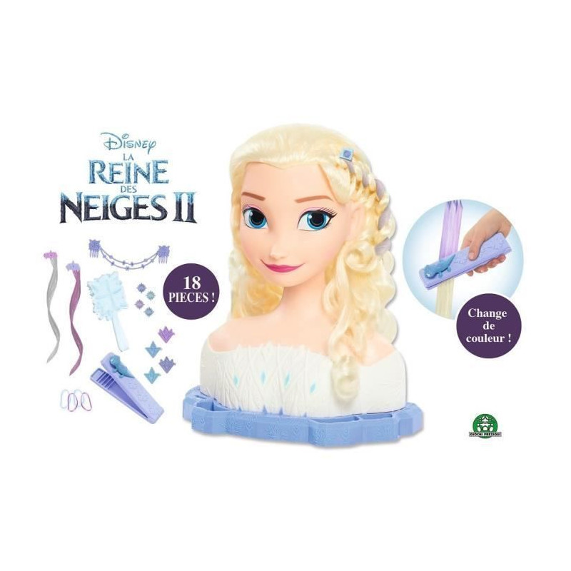 La Reine des Neiges 2 - Tete a Coiffer Deluxe - Elsa