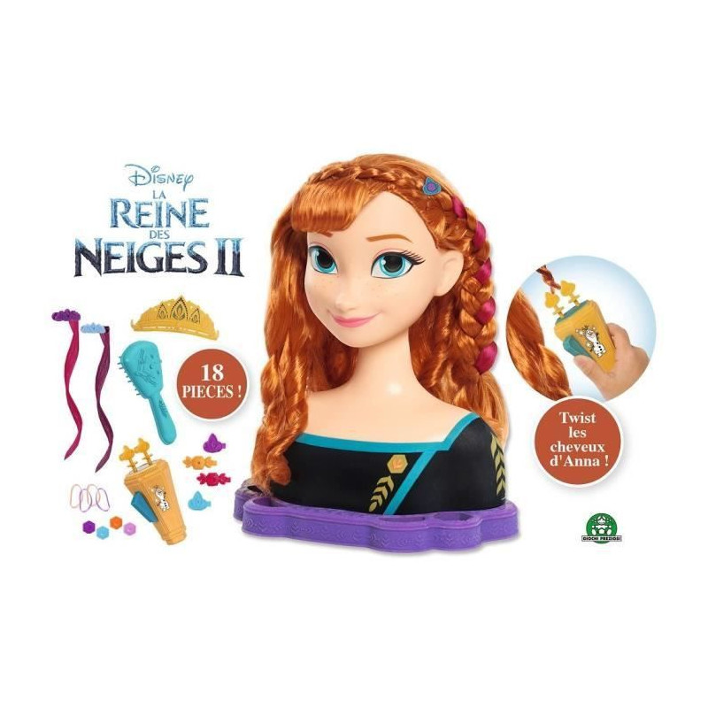 La Reine des Neiges 2 - Tete a Coiffer Deluxe - Anna