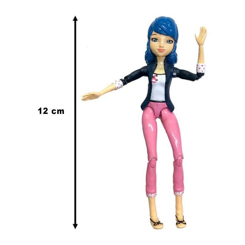 BANDAI Miraculous Ladybug - Mini-poupee 12 cm : Marinette