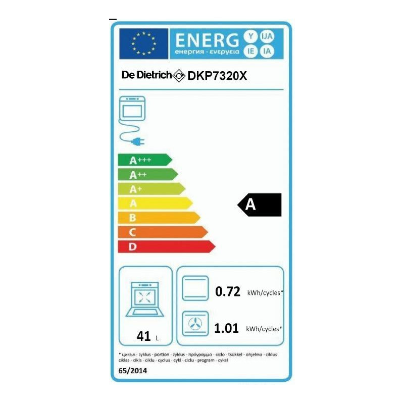 Fours encastrables DE DIETRICH, DKP 7320 X