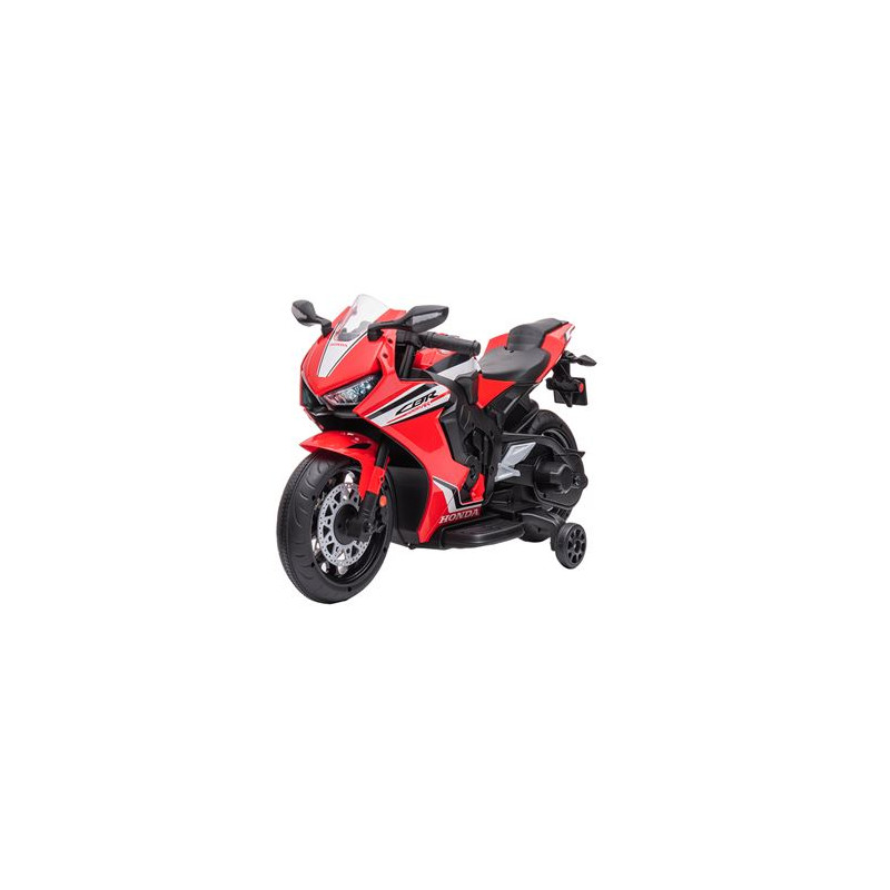 Véhicule électrique pour enfant Turbo Challenge Moto Honda CBR1000RR Noir et Rouge