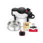 Autocuiseur Seb P4904950 Cocotte minute® Clipso Now+ avec Minuteur intelligent 9L Inox