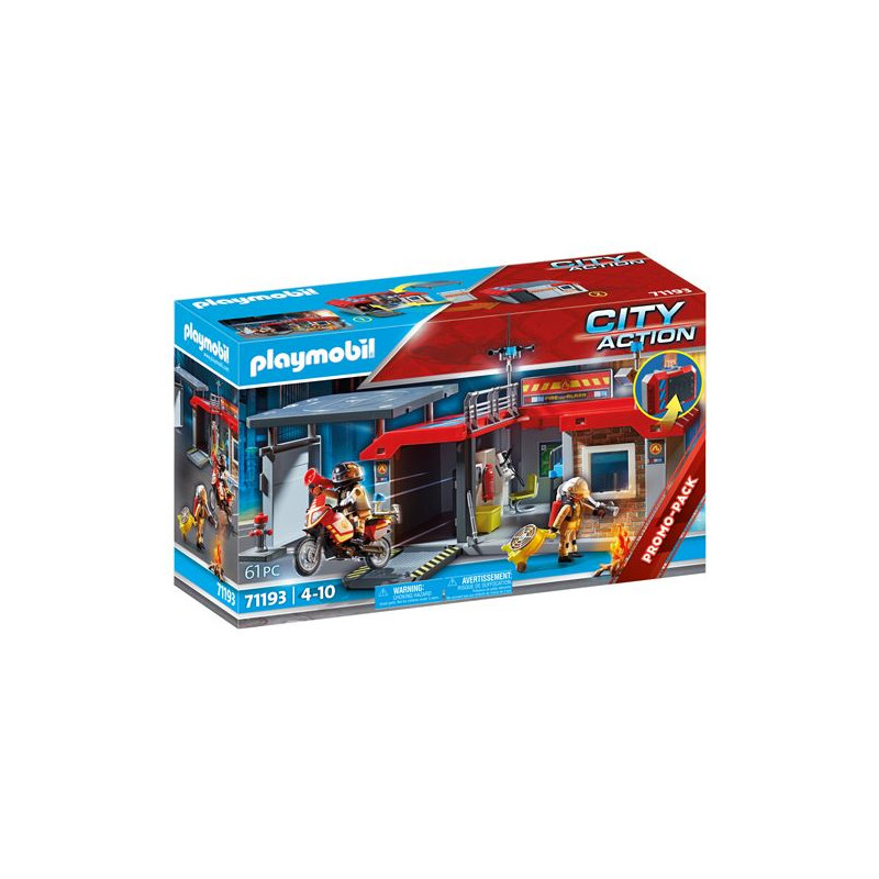 Playmobil City Action 71193 Caserne De Pompiers 2763