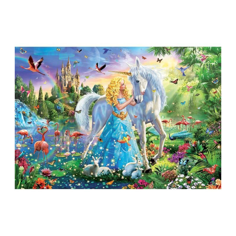 EDUCA Puzzle 1000 La Princesse Et La Licorne