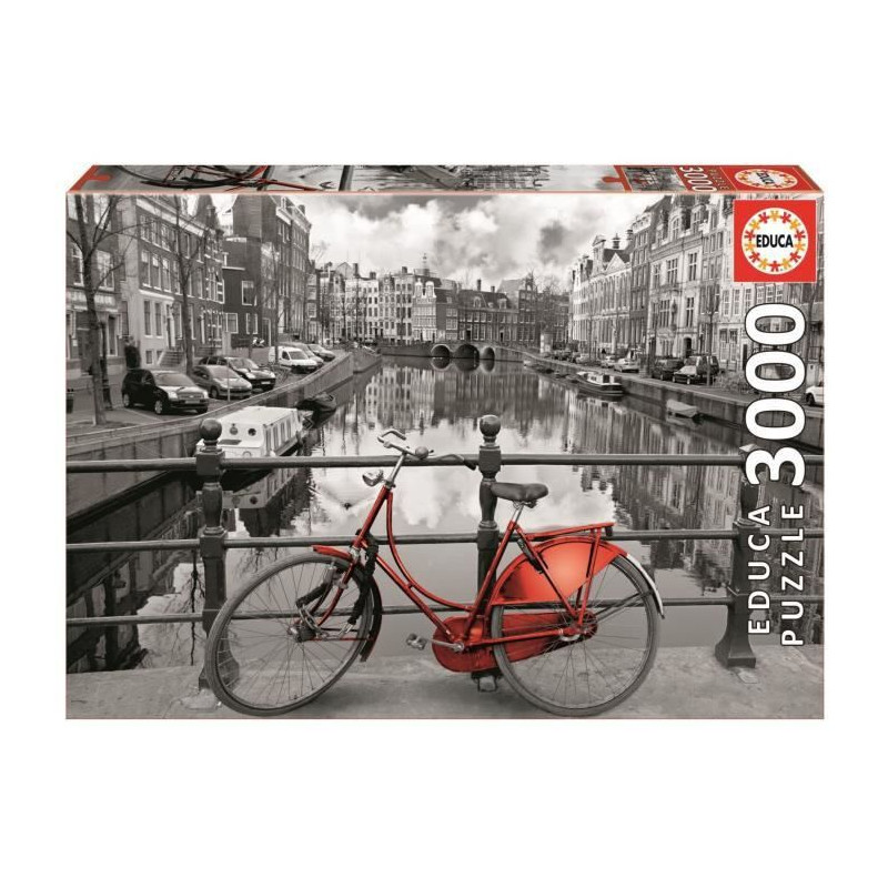 EDUCA Puzzle 3000 Pieces - Amsterdam