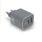 Chargeur secteur Force Power 45W USB A + C Recycle Gris