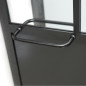 CABINE DE DOUCHE 100X100X220 STYLE INDUTRIEL NOIR