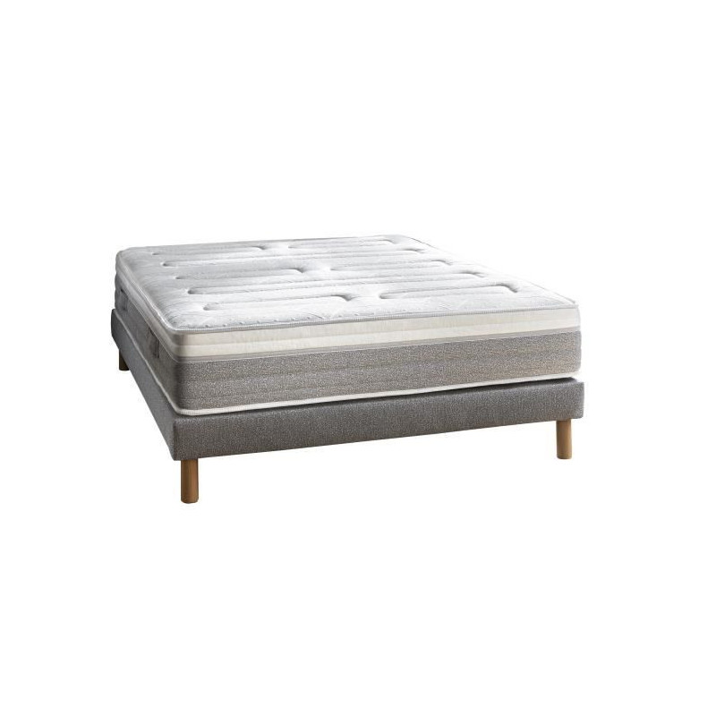 Matelas 160x200 cm - Ressorts ensachees - 27 cm - Ferme - DREAMCONFORT