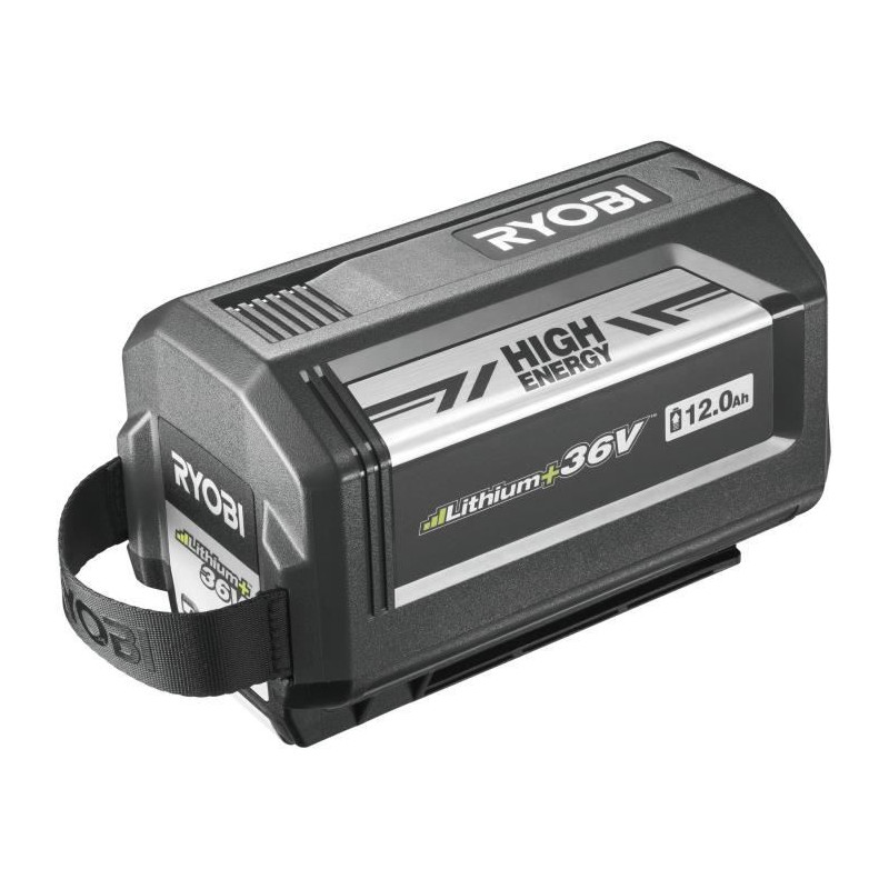 1 batterie lithium+ 36V - 12,0 Ah High Energy RYOBI MAXPOWER - gestion individuelle de charge/décharge des cellules, énergie r