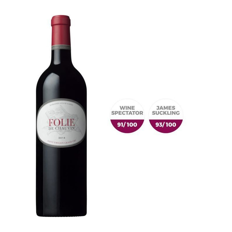 Folie de Chauvin 2014 Saint-Emilion Grand Cru - Vin rouge de Bordeaux