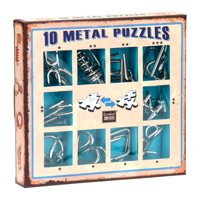 EUREKA Breinpuzzelset blue, 10pcs.