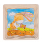 GOKI Wooden puzzle-vegetable garden, 53st Layers.