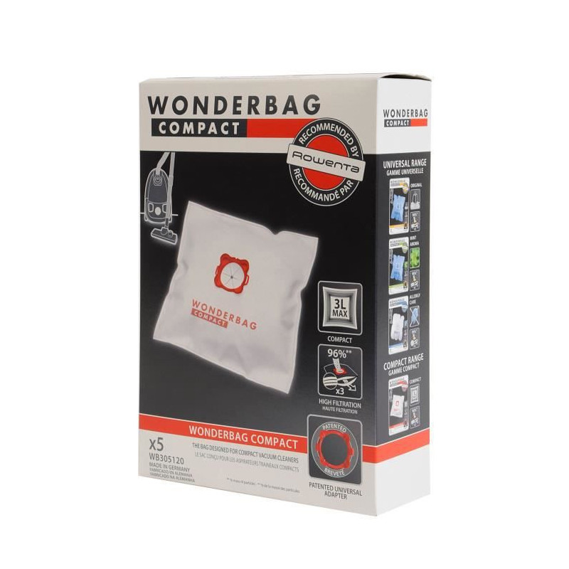 Boite de 5 Wonderbags Compact WB305120