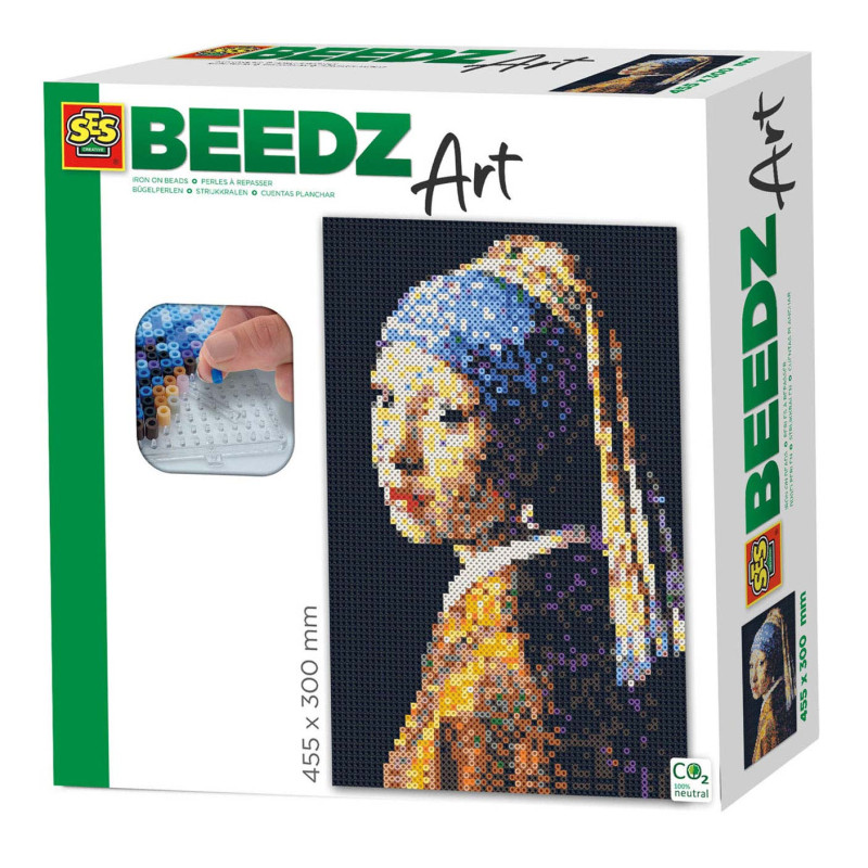 SES Beedz art - Vermeer - La Jeune Fille à la perle