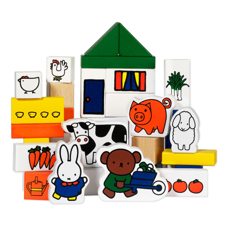 BAMBOLINO TOYS Miffy Blocks Farm