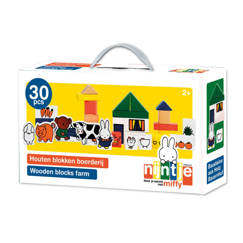 BAMBOLINO TOYS Miffy Blocks Farm