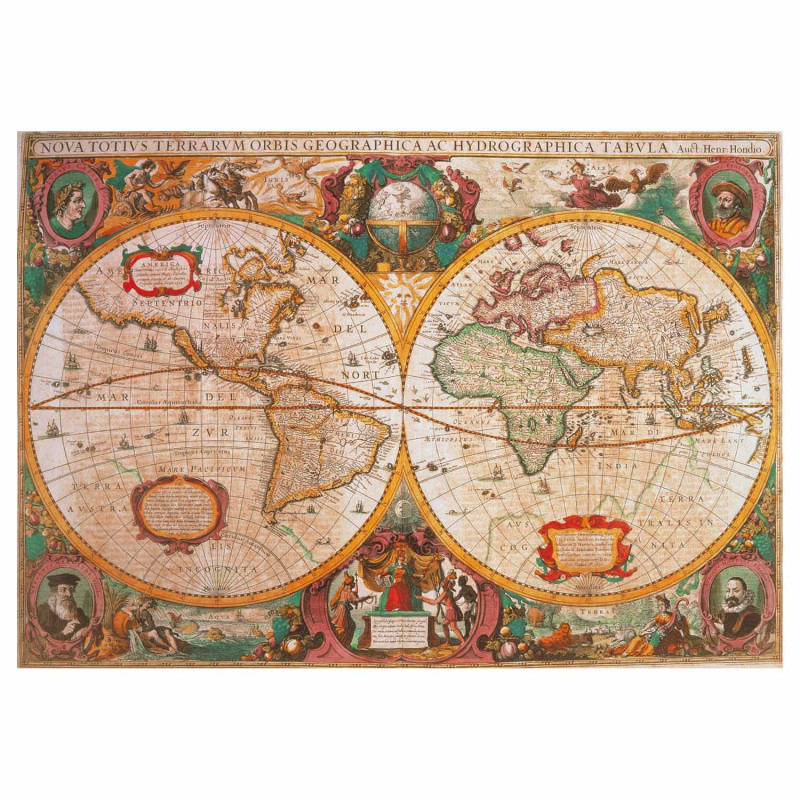 Clementoni Puzzle La carte de l'ancien monde 1000 pièces