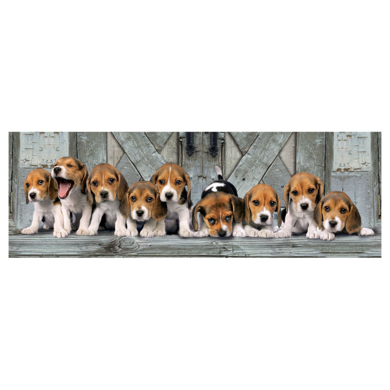 Clementoni Panorama Puzzle Beagles 1000 pièces