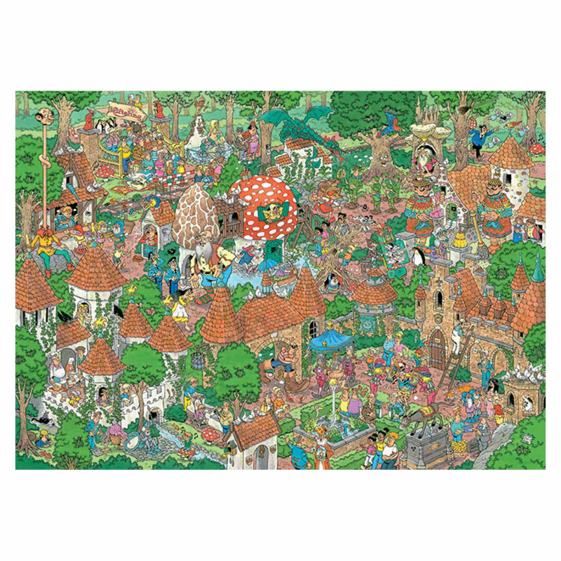 JUMBO Jan van Haasteren Puzzle - Le bois des contes 1000 pièces