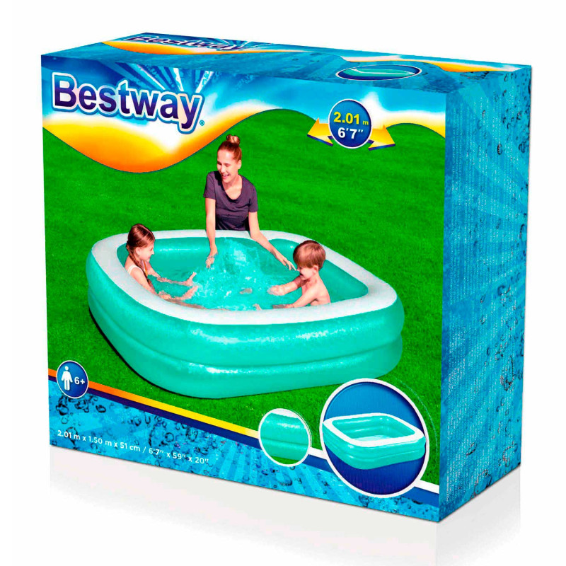 Bestway Family Pool Rectangle, 201cm 54005