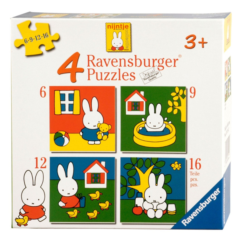 RAVENSBURGER Miffy, 4 in 1
