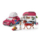 Schleich Adventure with Car and Horse Trailer 42535