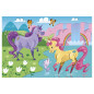 Clementoni Brilliant Puzzle Unicorn, 2x20st.