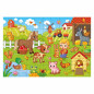 Grafix - Puzzle de la ferme avec pièces 3D 55 pièces