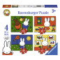 RAVENSBURGER Miffy Puzzle, 4in1