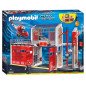 Playmobil City Action 9462 Caserne de pompiers avec hélicoptère