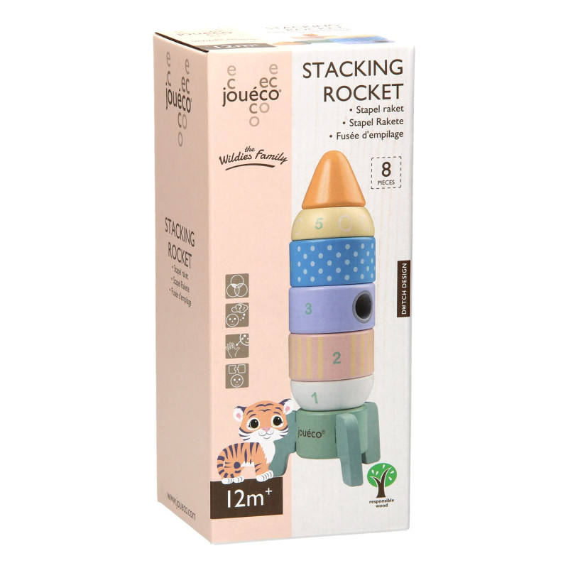 JOUéCO Joueco Wooden Stack Rocket