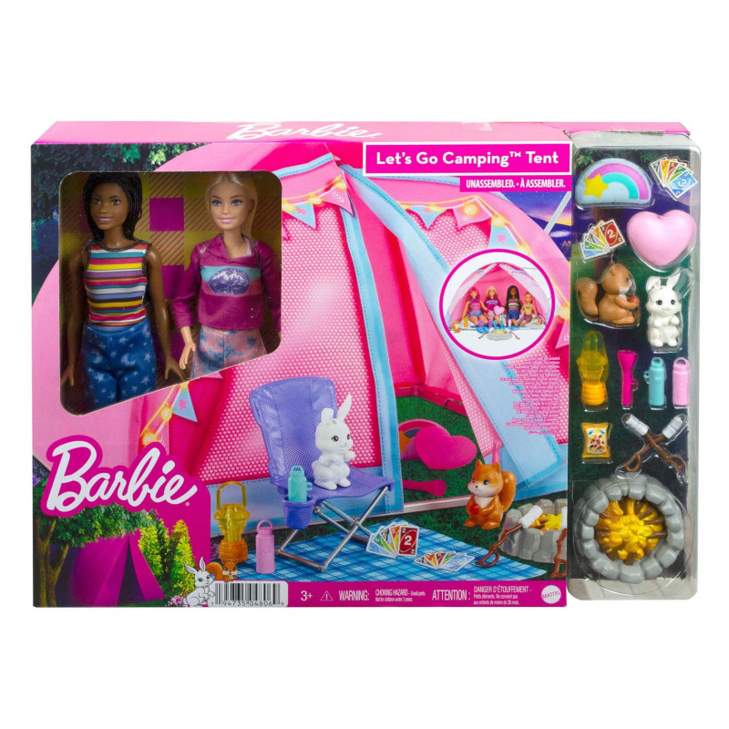 Mattel - Barbie Let's Go Camping Tent Playset HGC18