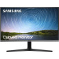 Ecran PC Incurvé - SAMSUNG LC32R500FHPXEN - 32 4K - Dalle VA - 4 ms - 75Hz - Inclinable