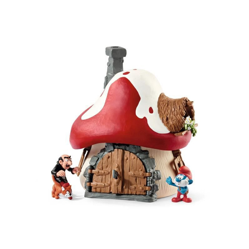 Schleich - Maison des Schtroumpfs avec 2 figurines - 20803