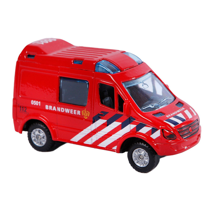 Kids Globe Die-cast Fire Engine, 8cm