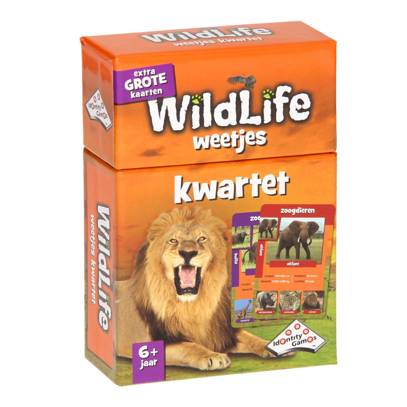 IDENTITY GAMES Wildlife Facts Quartet