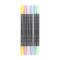 CREATIV COMPANY Double-sided Textile Markers - Pastel, 6pcs.