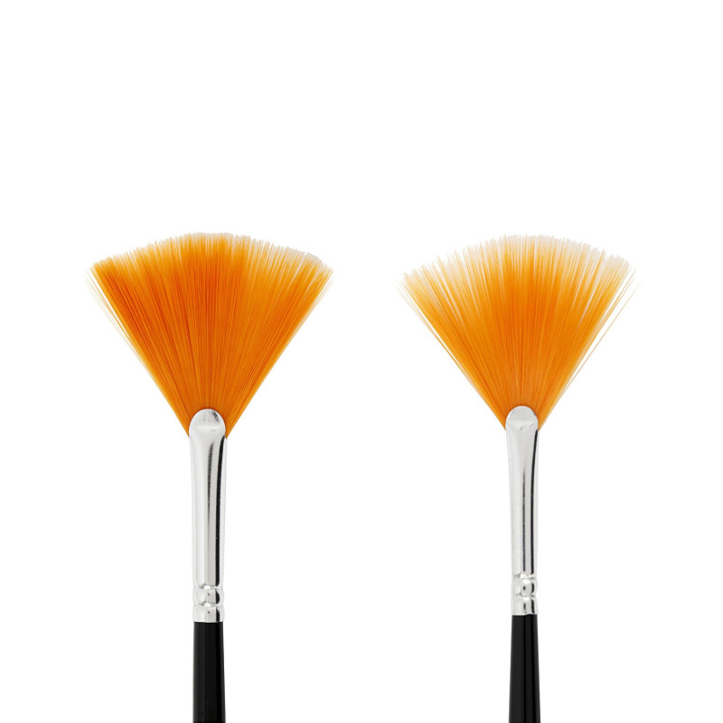 Creativ Company - Gold Line fan brushes, 2pcs. 100279