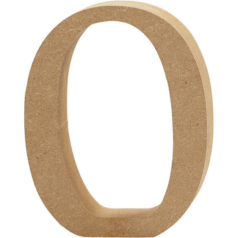 Creativ Company - Number 0 MDF 13cm, 1pc. 56338